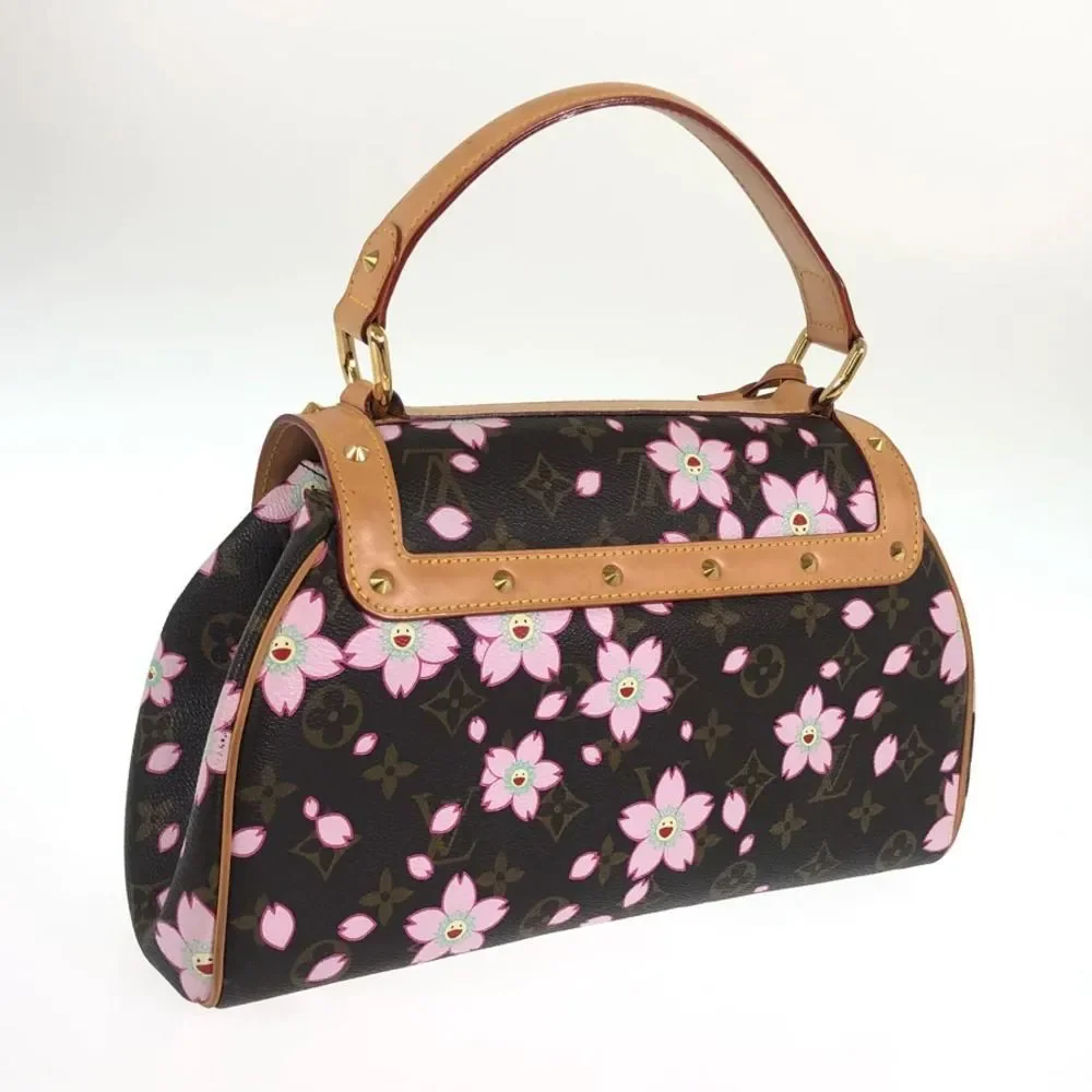 Louis Vuitton Cherry Blossom Sac Retro Handbag black - Picture 2 of 14
